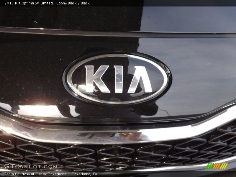 Ebony Black / Black 2013 Kia Optima SX Limited