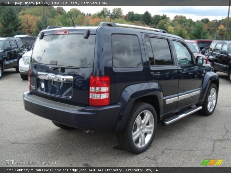 True Blue Pearl / Dark Slate Gray 2012 Jeep Liberty Jet 4x4
