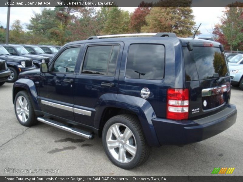 True Blue Pearl / Dark Slate Gray 2012 Jeep Liberty Jet 4x4