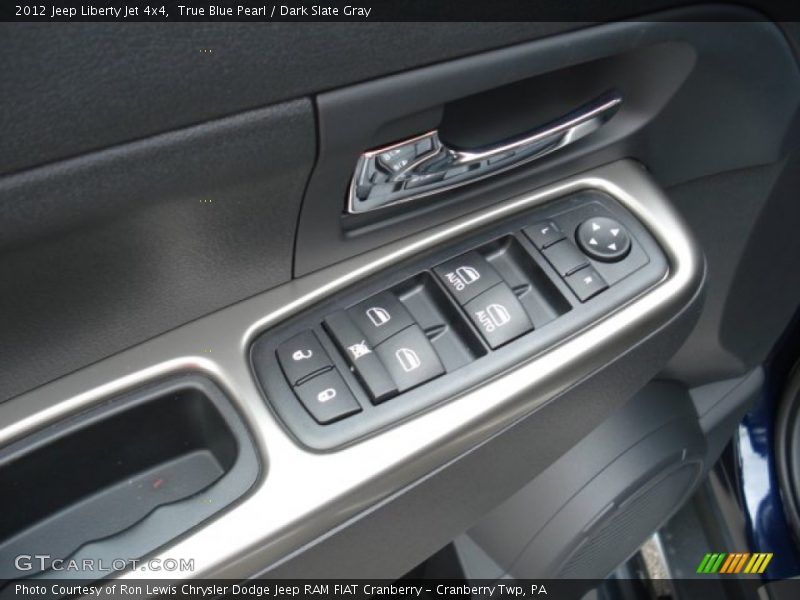 True Blue Pearl / Dark Slate Gray 2012 Jeep Liberty Jet 4x4