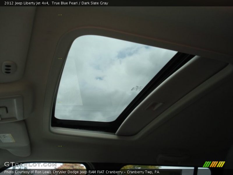True Blue Pearl / Dark Slate Gray 2012 Jeep Liberty Jet 4x4
