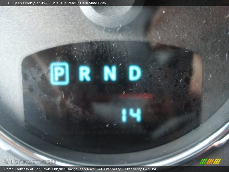True Blue Pearl / Dark Slate Gray 2012 Jeep Liberty Jet 4x4