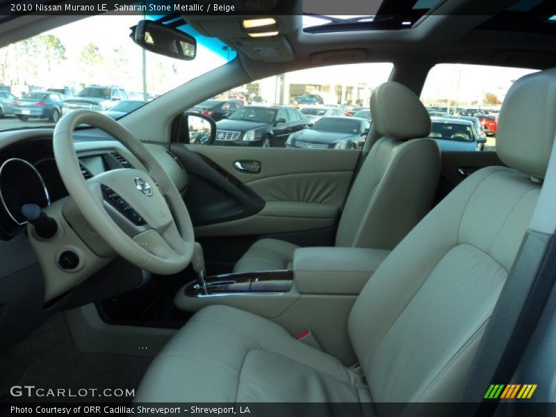 Saharan Stone Metallic / Beige 2010 Nissan Murano LE