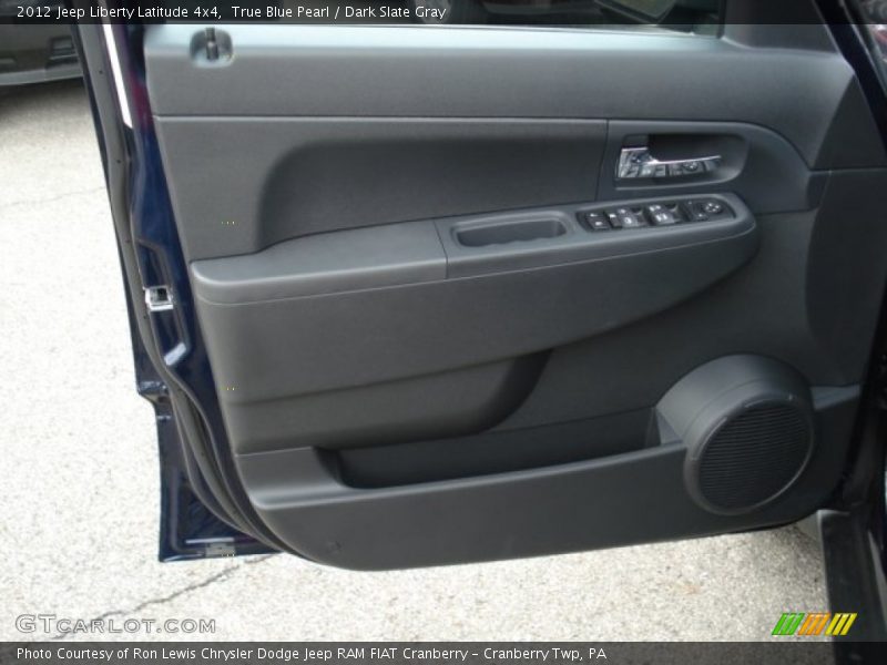 True Blue Pearl / Dark Slate Gray 2012 Jeep Liberty Latitude 4x4