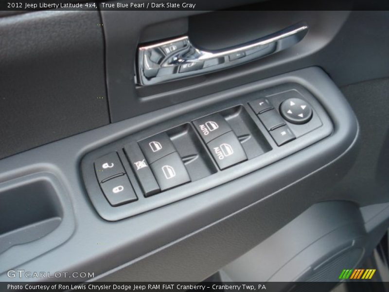 True Blue Pearl / Dark Slate Gray 2012 Jeep Liberty Latitude 4x4
