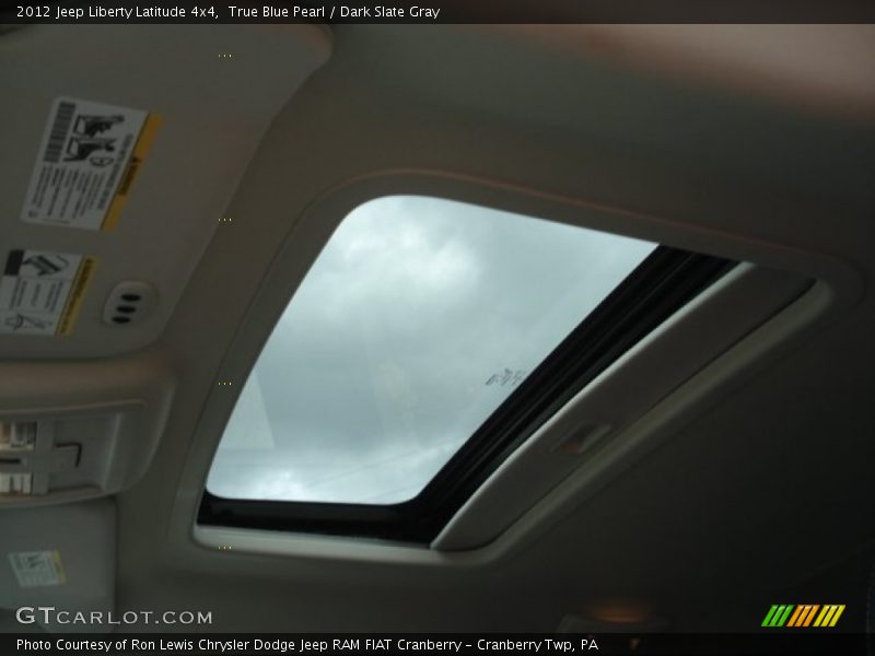True Blue Pearl / Dark Slate Gray 2012 Jeep Liberty Latitude 4x4
