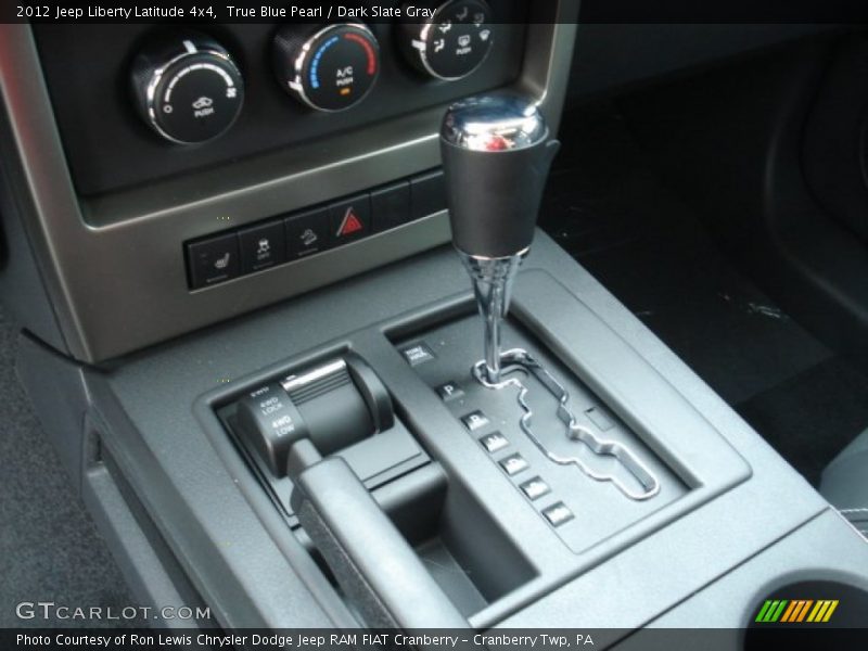 True Blue Pearl / Dark Slate Gray 2012 Jeep Liberty Latitude 4x4