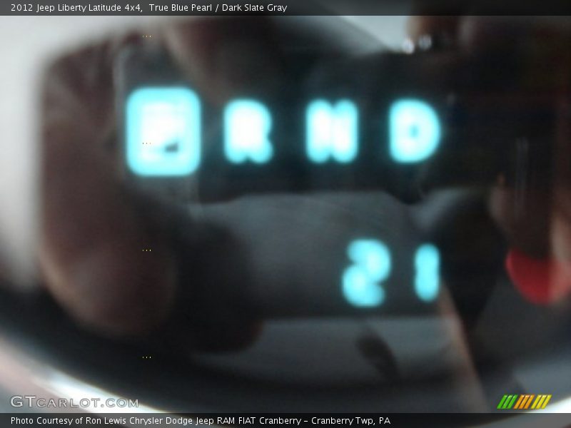 True Blue Pearl / Dark Slate Gray 2012 Jeep Liberty Latitude 4x4