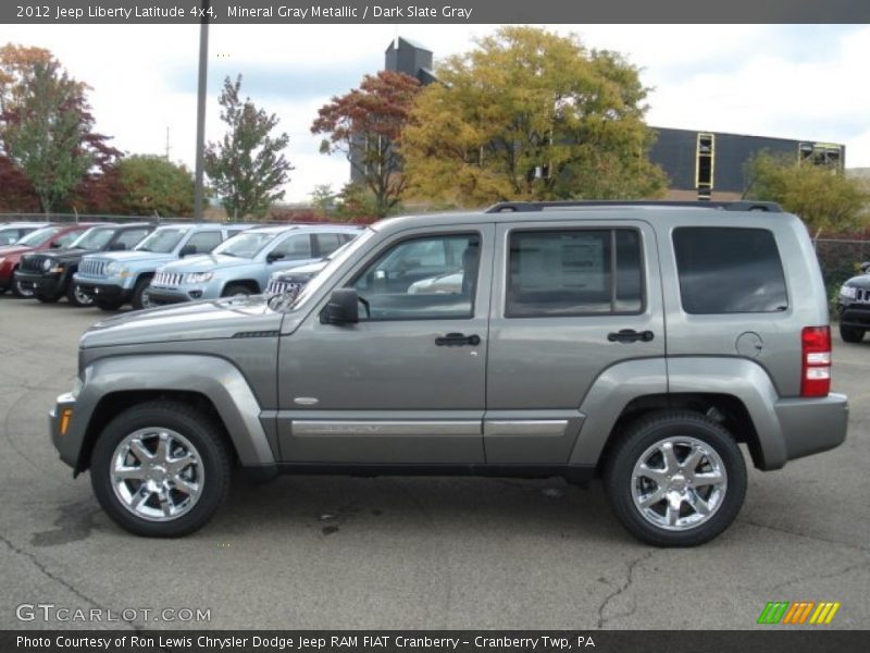 Mineral Gray Metallic / Dark Slate Gray 2012 Jeep Liberty Latitude 4x4