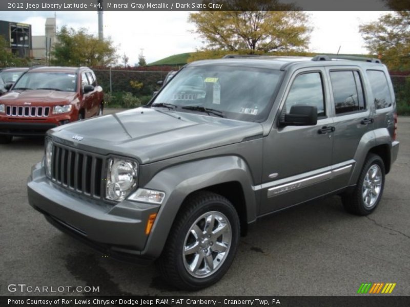 Mineral Gray Metallic / Dark Slate Gray 2012 Jeep Liberty Latitude 4x4
