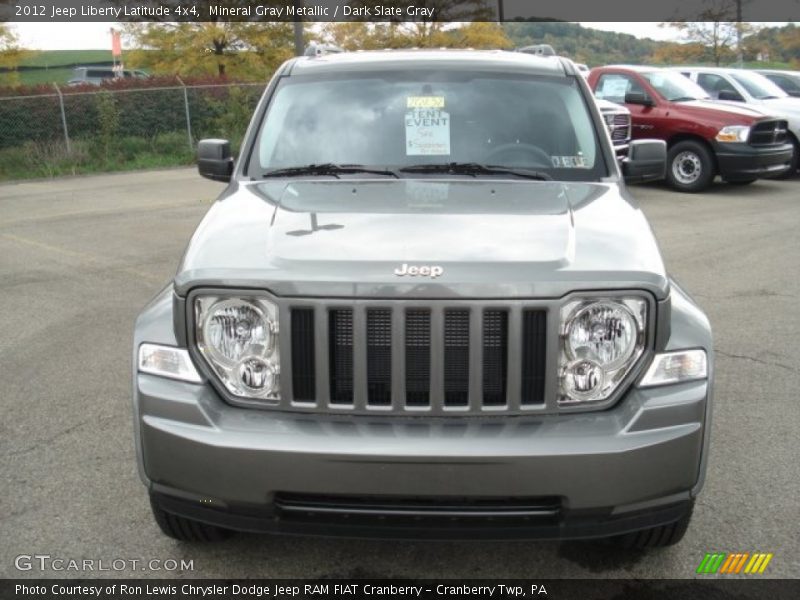 Mineral Gray Metallic / Dark Slate Gray 2012 Jeep Liberty Latitude 4x4