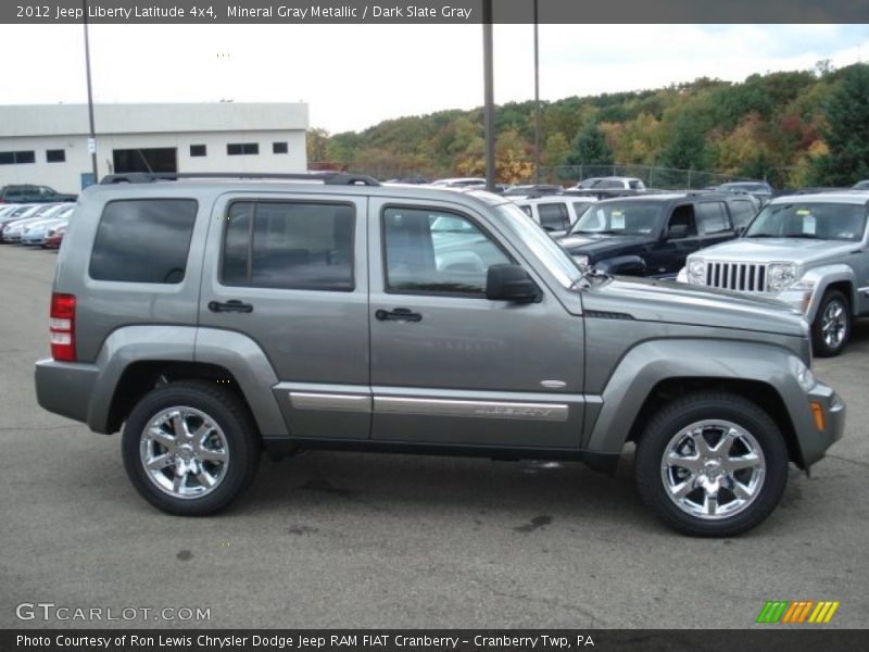 Mineral Gray Metallic / Dark Slate Gray 2012 Jeep Liberty Latitude 4x4