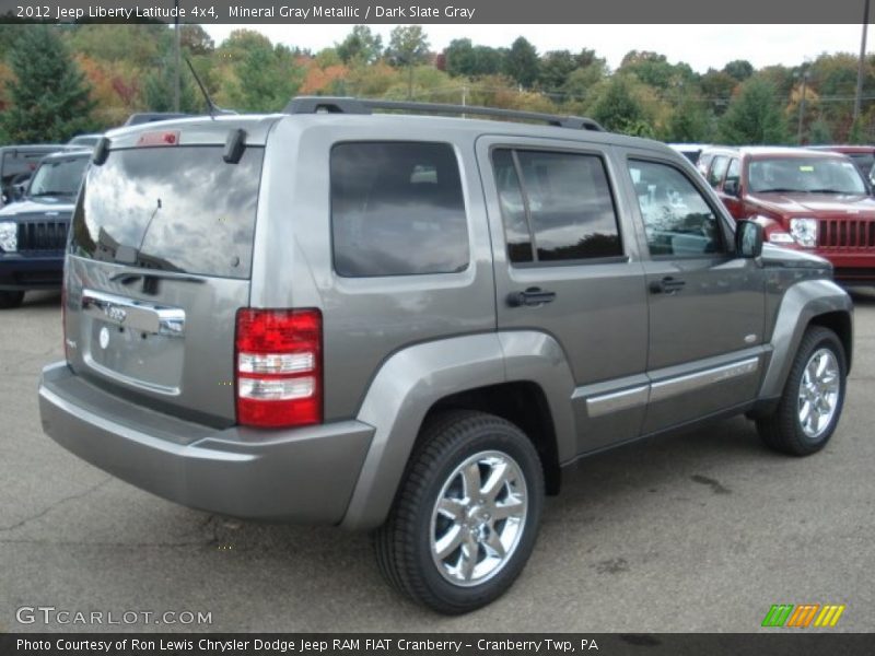 Mineral Gray Metallic / Dark Slate Gray 2012 Jeep Liberty Latitude 4x4