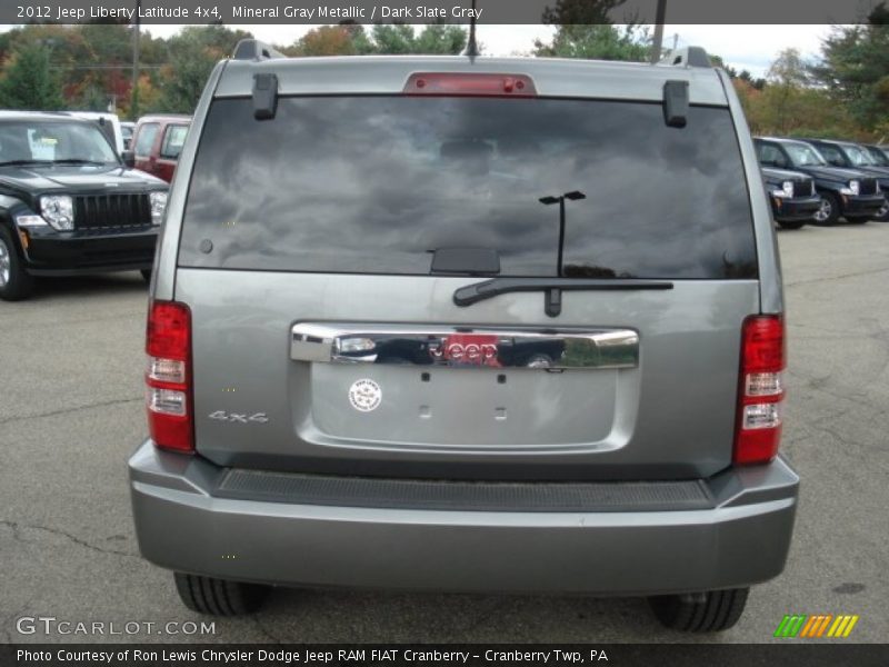 Mineral Gray Metallic / Dark Slate Gray 2012 Jeep Liberty Latitude 4x4
