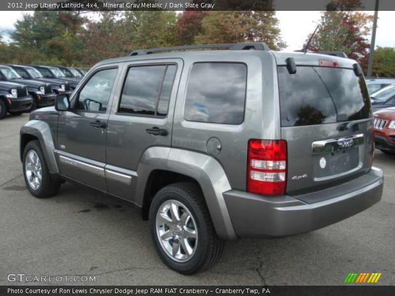 Mineral Gray Metallic / Dark Slate Gray 2012 Jeep Liberty Latitude 4x4