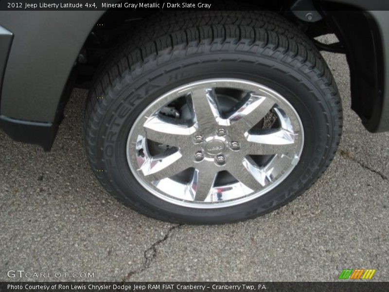Mineral Gray Metallic / Dark Slate Gray 2012 Jeep Liberty Latitude 4x4