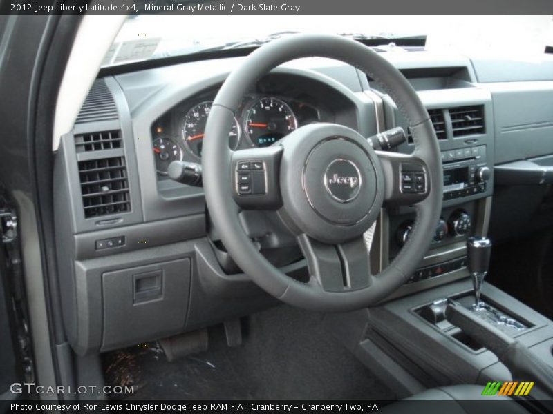 Mineral Gray Metallic / Dark Slate Gray 2012 Jeep Liberty Latitude 4x4