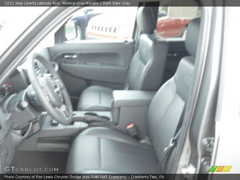Mineral Gray Metallic / Dark Slate Gray 2012 Jeep Liberty Latitude 4x4