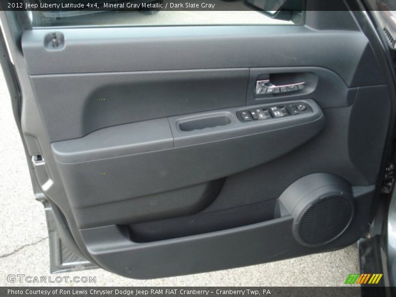 Mineral Gray Metallic / Dark Slate Gray 2012 Jeep Liberty Latitude 4x4