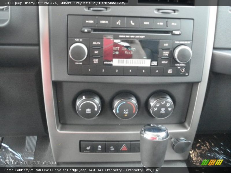 Mineral Gray Metallic / Dark Slate Gray 2012 Jeep Liberty Latitude 4x4