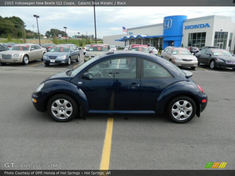 Galactic Blue Metallic / Black 2003 Volkswagen New Beetle GLS Coupe