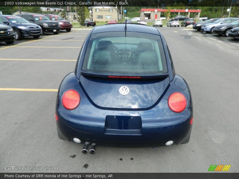 Galactic Blue Metallic / Black 2003 Volkswagen New Beetle GLS Coupe
