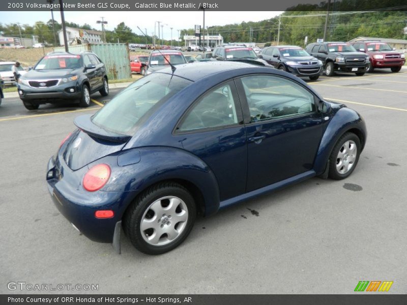 Galactic Blue Metallic / Black 2003 Volkswagen New Beetle GLS Coupe