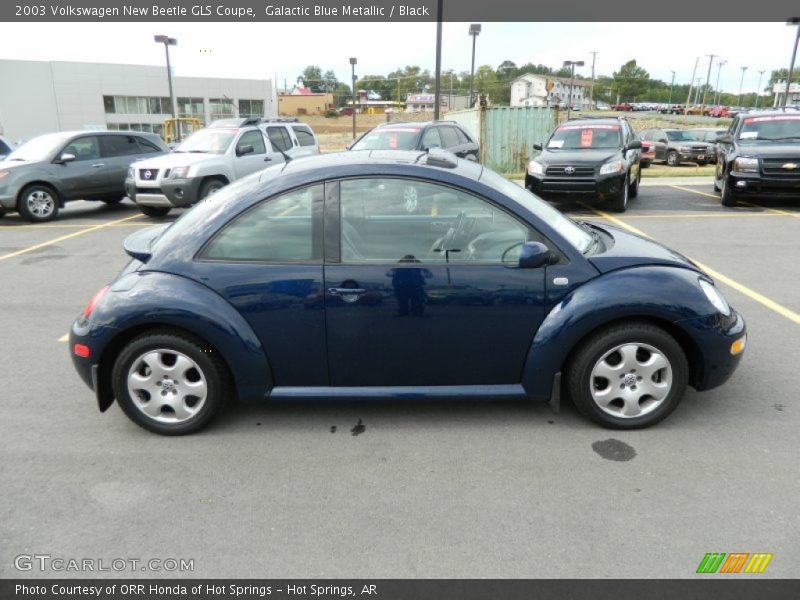 Galactic Blue Metallic / Black 2003 Volkswagen New Beetle GLS Coupe