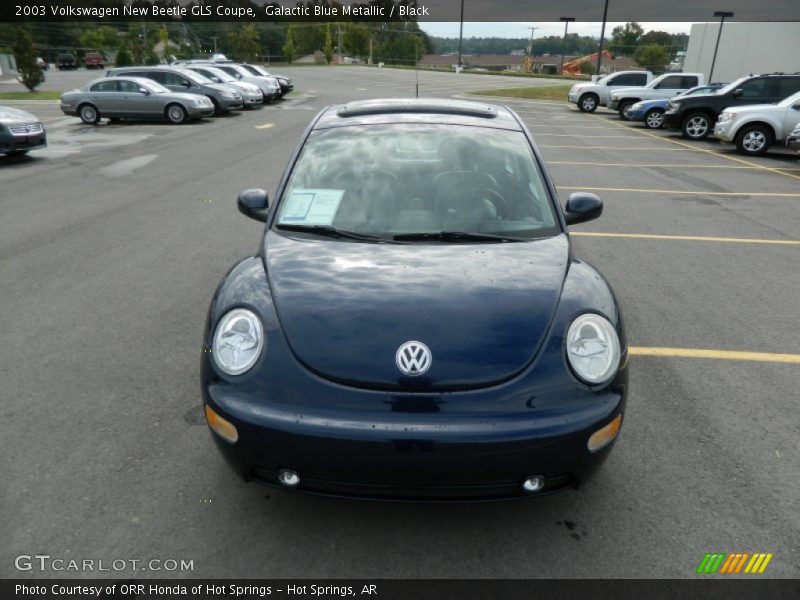 Galactic Blue Metallic / Black 2003 Volkswagen New Beetle GLS Coupe