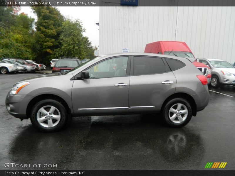 Platinum Graphite / Gray 2012 Nissan Rogue S AWD