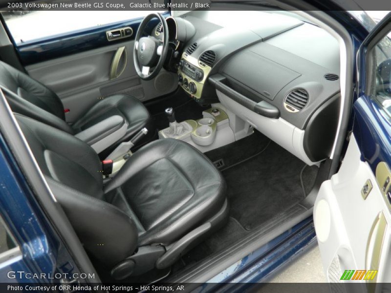 Galactic Blue Metallic / Black 2003 Volkswagen New Beetle GLS Coupe
