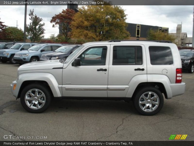 Bright Silver Metallic / Dark Slate Gray 2012 Jeep Liberty Latitude 4x4