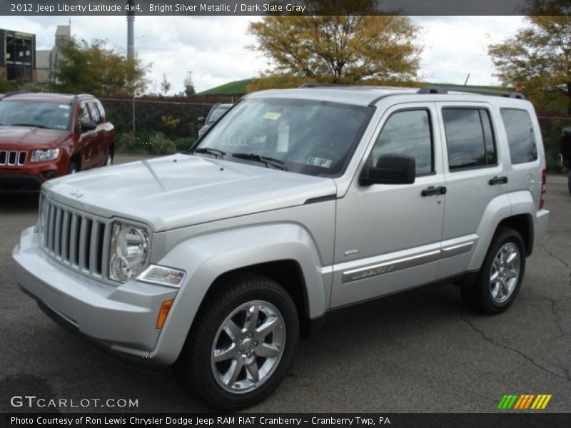 Bright Silver Metallic / Dark Slate Gray 2012 Jeep Liberty Latitude 4x4