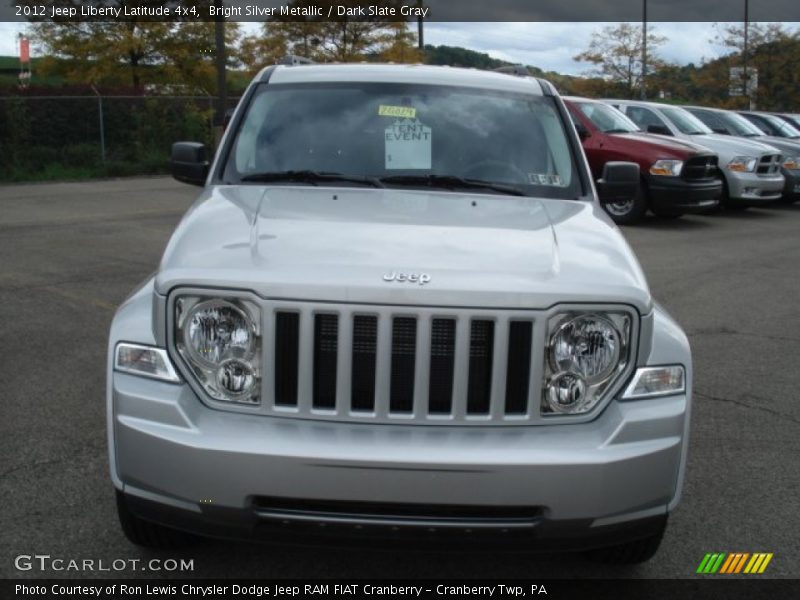 Bright Silver Metallic / Dark Slate Gray 2012 Jeep Liberty Latitude 4x4