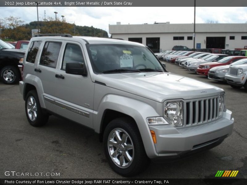 Bright Silver Metallic / Dark Slate Gray 2012 Jeep Liberty Latitude 4x4