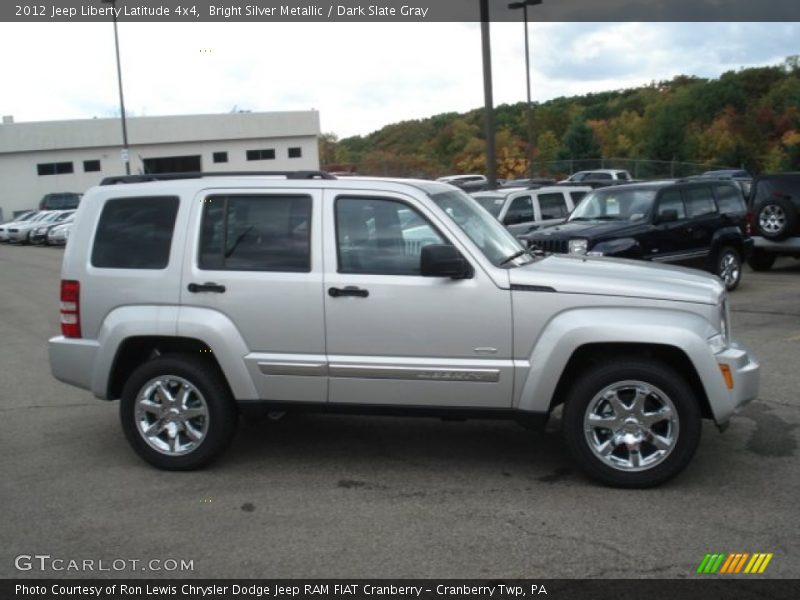 Bright Silver Metallic / Dark Slate Gray 2012 Jeep Liberty Latitude 4x4