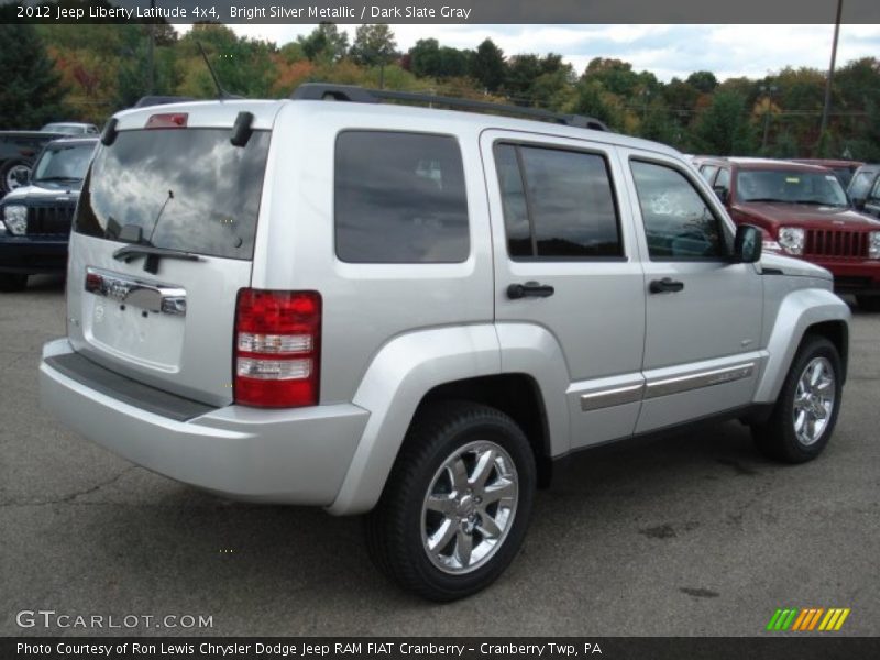 Bright Silver Metallic / Dark Slate Gray 2012 Jeep Liberty Latitude 4x4