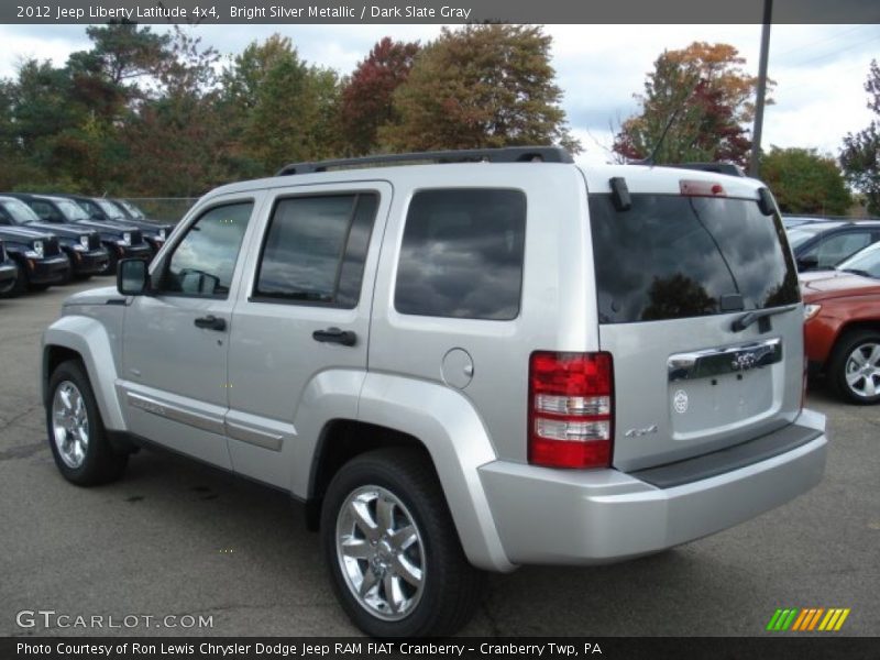 Bright Silver Metallic / Dark Slate Gray 2012 Jeep Liberty Latitude 4x4