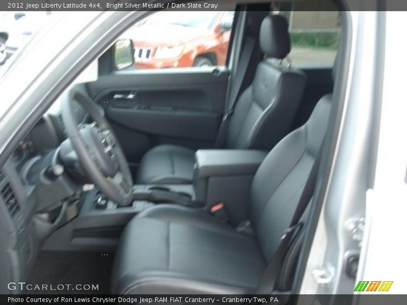 Bright Silver Metallic / Dark Slate Gray 2012 Jeep Liberty Latitude 4x4