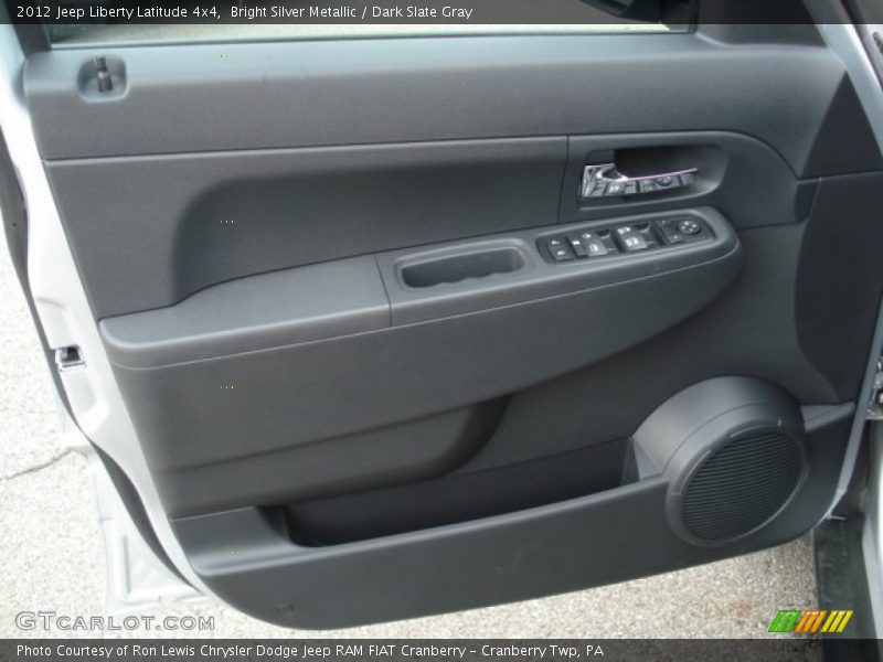 Bright Silver Metallic / Dark Slate Gray 2012 Jeep Liberty Latitude 4x4