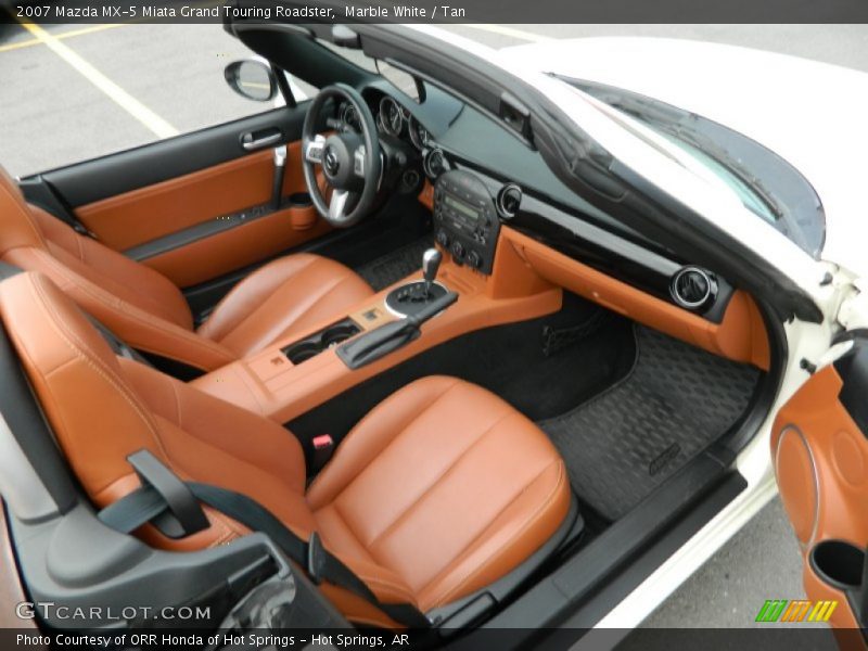  2007 MX-5 Miata Grand Touring Roadster Tan Interior