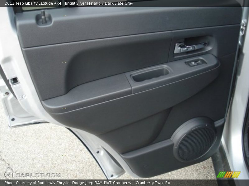 Bright Silver Metallic / Dark Slate Gray 2012 Jeep Liberty Latitude 4x4