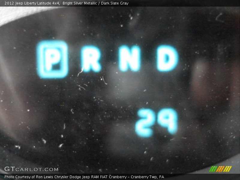 Bright Silver Metallic / Dark Slate Gray 2012 Jeep Liberty Latitude 4x4