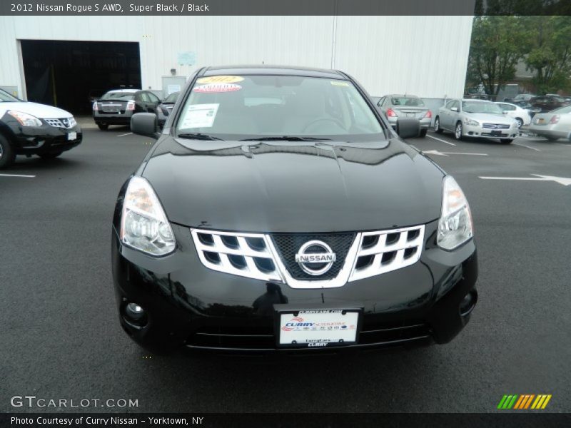 Super Black / Black 2012 Nissan Rogue S AWD