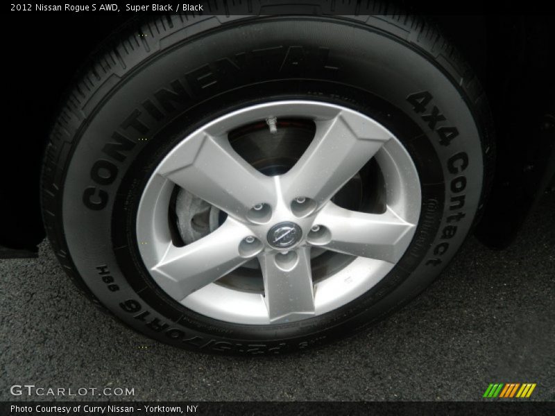 Super Black / Black 2012 Nissan Rogue S AWD