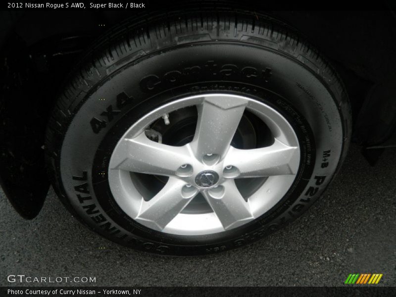 Super Black / Black 2012 Nissan Rogue S AWD