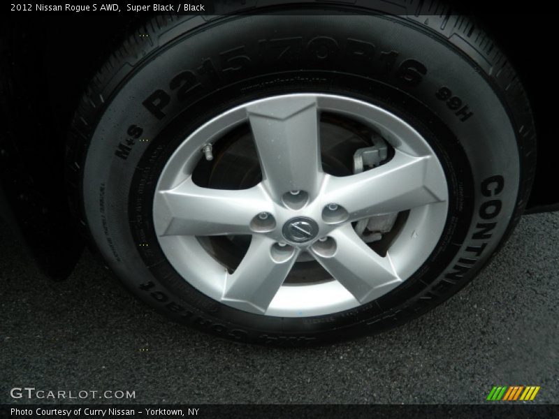 Super Black / Black 2012 Nissan Rogue S AWD