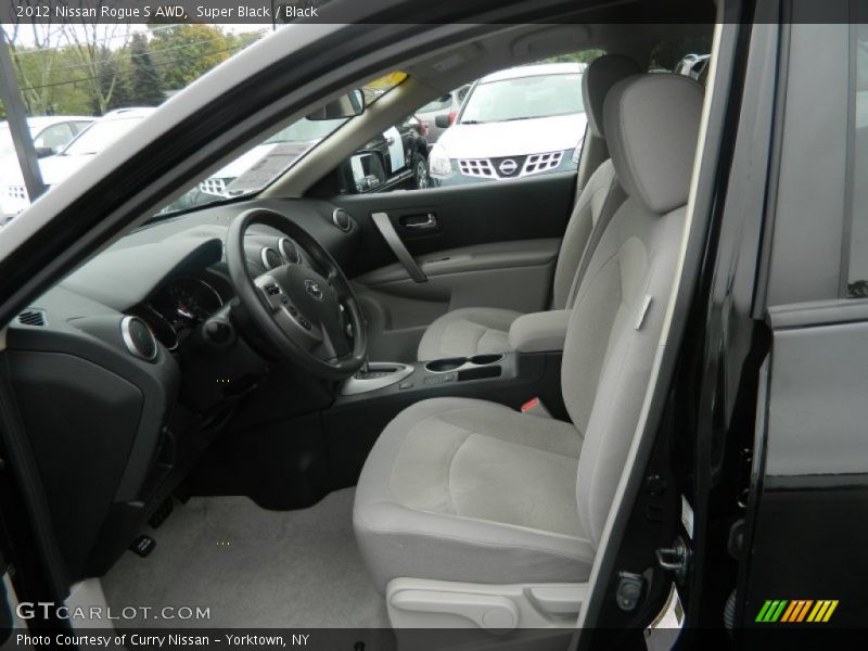 Super Black / Black 2012 Nissan Rogue S AWD