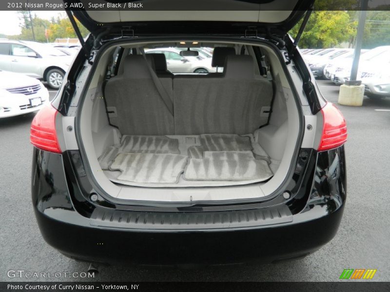 Super Black / Black 2012 Nissan Rogue S AWD