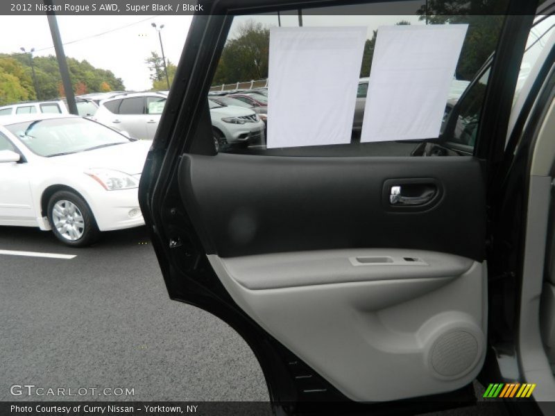 Super Black / Black 2012 Nissan Rogue S AWD